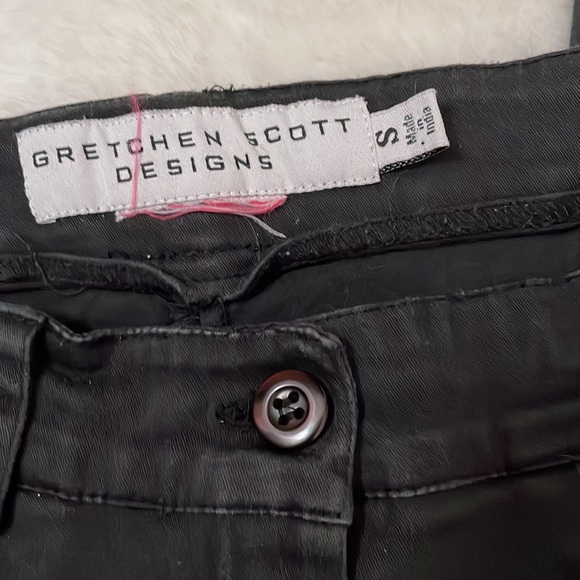 Gretchen Scott Designs Washed Black Pants - Picture 3 of 4